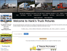 Tablet Screenshot of hankstruckpictures.net
